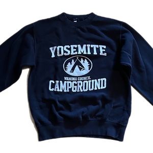 Yosemite Navy Pullover Sweatshirt Size S
